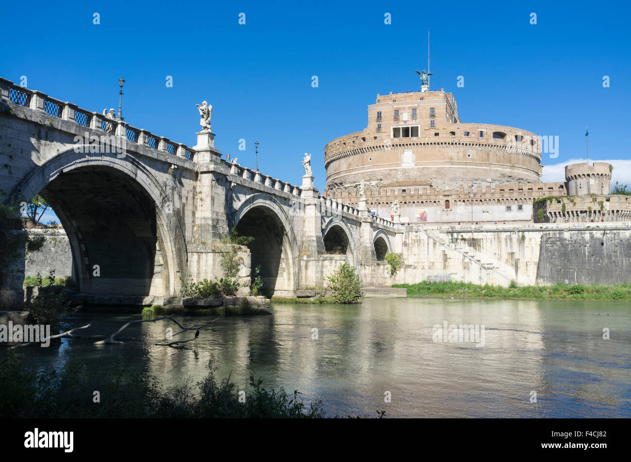 Angelo Brücke und Schloss, Rom, Italien Stockfoto