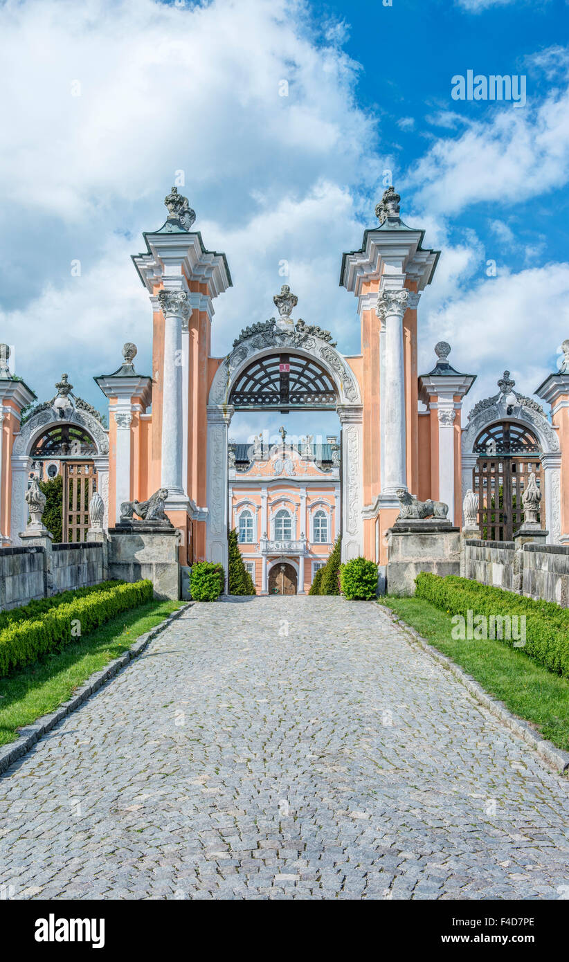 Europa, Tschechische Republik, Böhmen, Nove Hrady Chateau (großformatige Größen erhältlich). Stockfoto