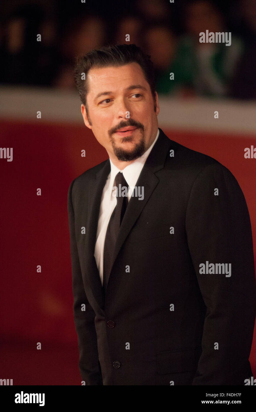 Rom, Italien. 16. Oktober 2015. Regisseur James Vanderbilt auf dem roten Teppich für die Premiere von "Wahrheit" 10. Rom Film Fest., Roma, Italien, 16.10.15 Kredit: Stephen Bisgrove/Alamy Live News Stockfoto