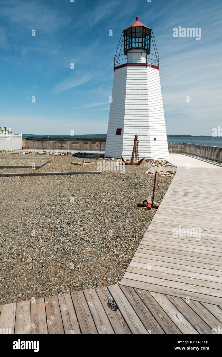Leuchtturm von St. Andrews in St. Andrews, New Brunswick, Kanada Stockfoto