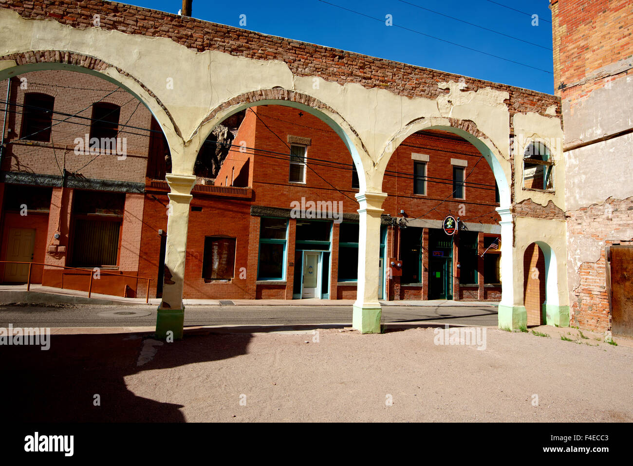 Clifton Arizona ist eine fast verlassene Stadt starb an den Folgen der