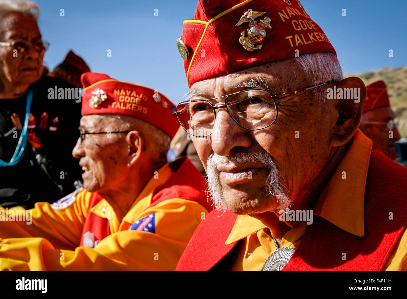 Gallup, New Mexico, USA. Navajo Code Talkers. Stockfoto