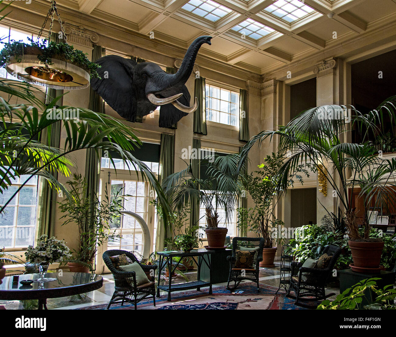 Das George Eastman House in Rockester, New York State. Stockfoto