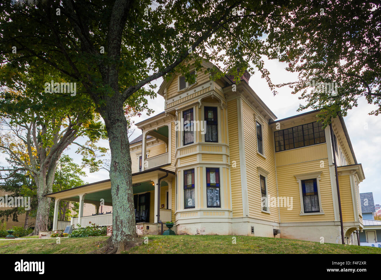 North Carolina Asheville, Thomas Wolfe Memorial State Historic Site, ehemalige Wohnhaus des Schriftstellers Thomas Wolfe Stockfoto