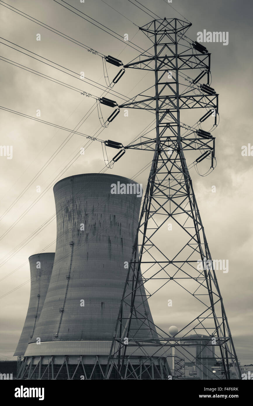 USA, Pennsylvania, Londonderry Township, Three Mile Island Nuclear Power Kraftwerk Stockfoto