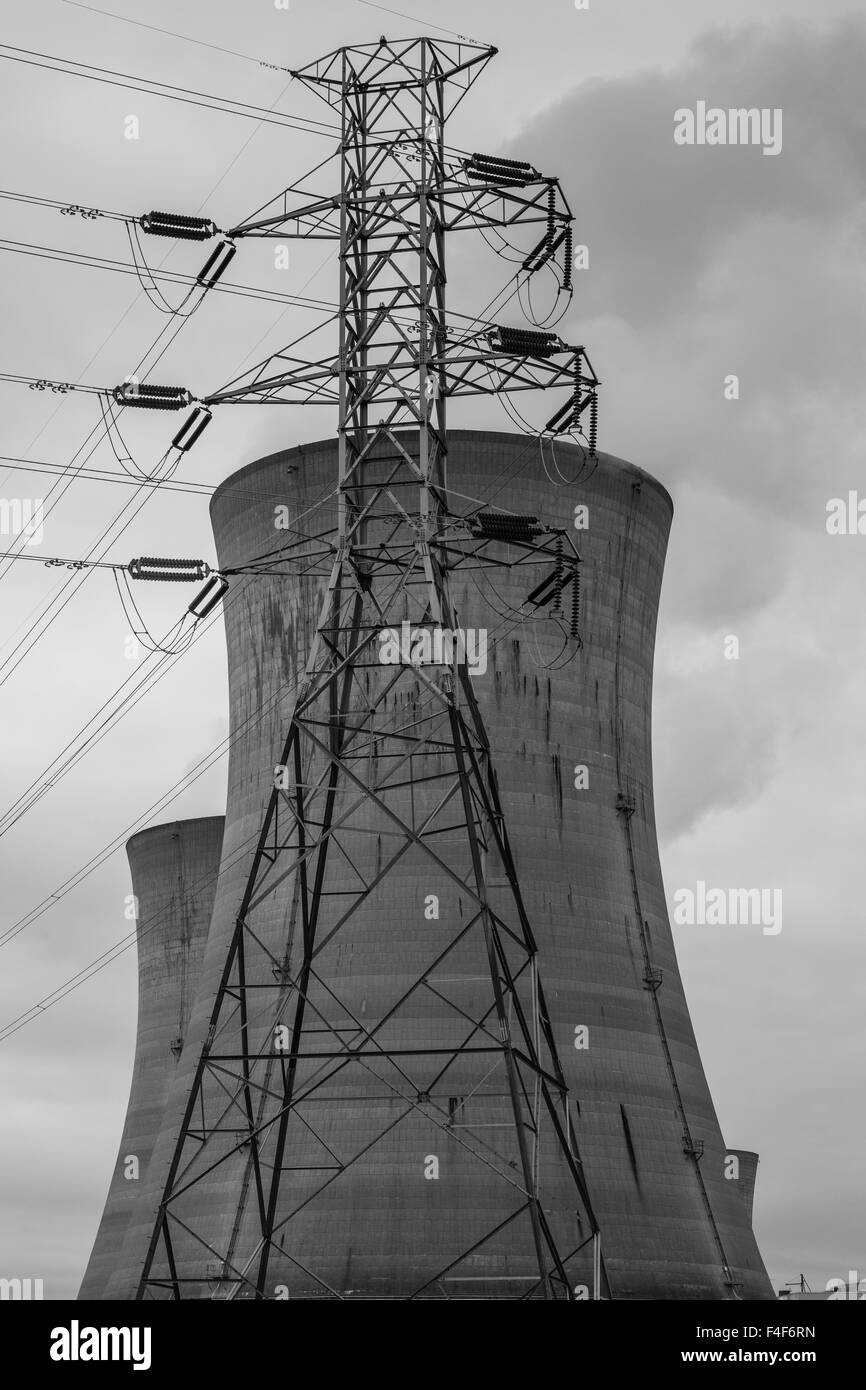 USA, Pennsylvania, Londonderry Township, Three Mile Island Nuclear Power Kraftwerk Stockfoto