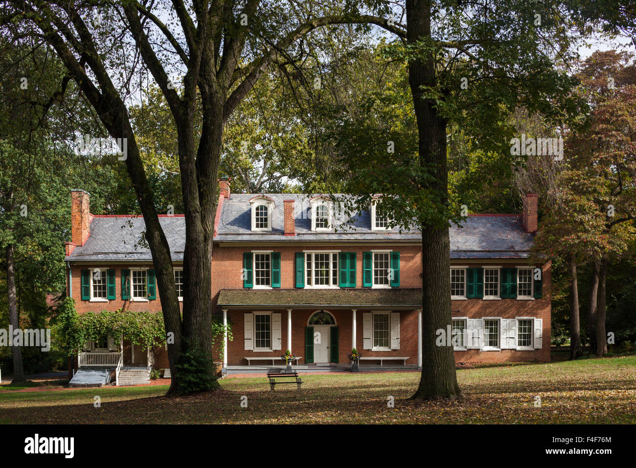USA, Pennsylvania, Pennsylvania Dutch Country, Lancaster, Wheatland, gebaut im Jahre 1828, ehemalige Heimat von Präsident James Buchanan, Amerikas einzige Bachelor Präsident Stockfoto