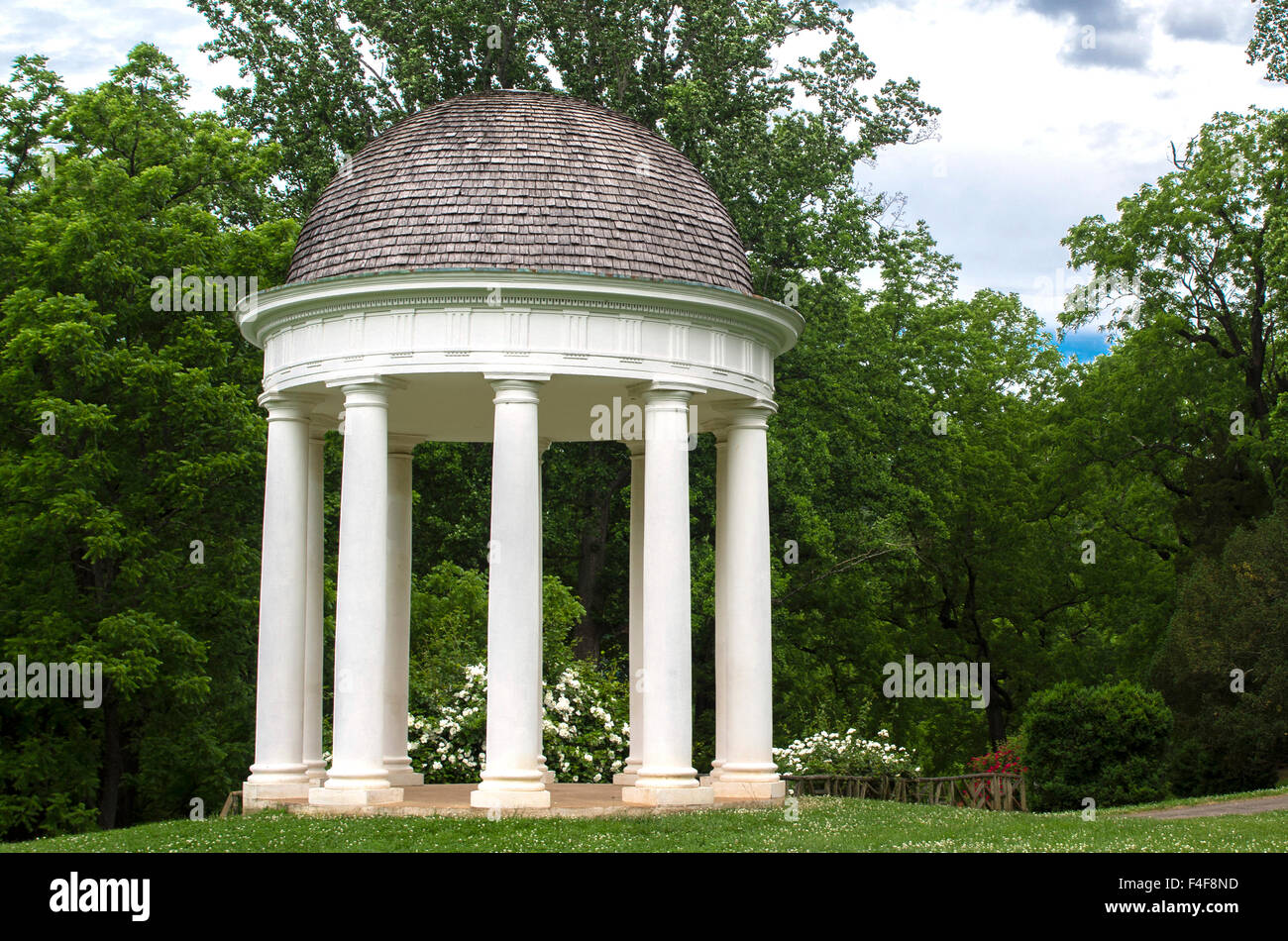 USA, Virginia, Montpelier. Tempel von James Madison Immobilien. Stockfoto