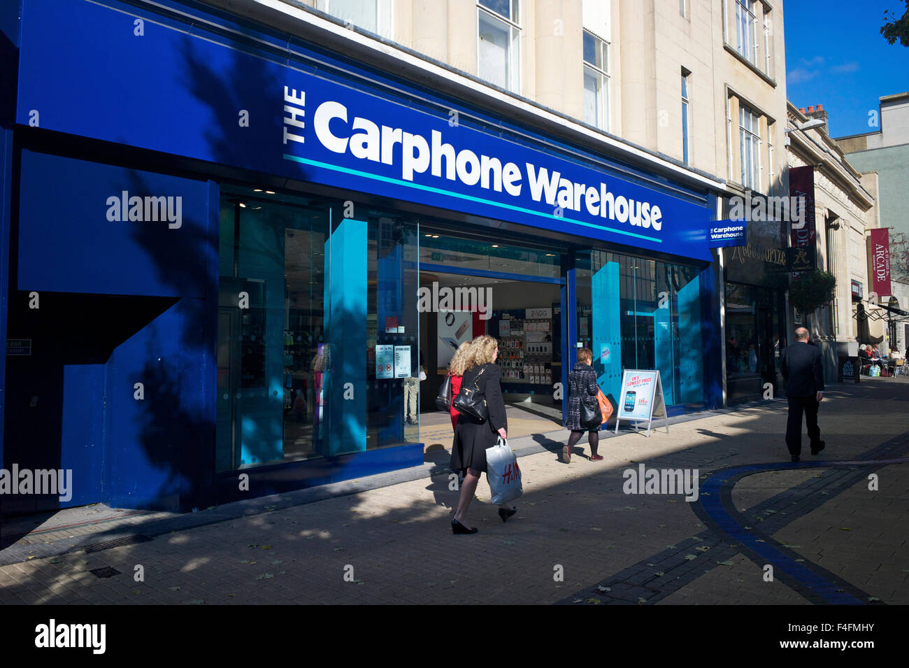 Carphone Warehouse-Shop UK Stockfoto