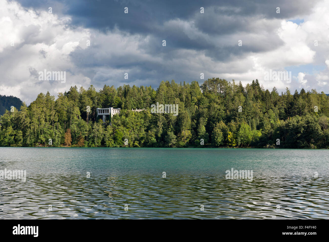 Bled Seenlandschaft in Slowenien Stockfoto