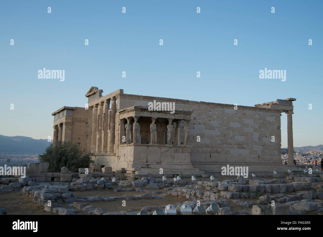 Erechtheion Akropolis griechische Tempel-Architektur Stockfoto