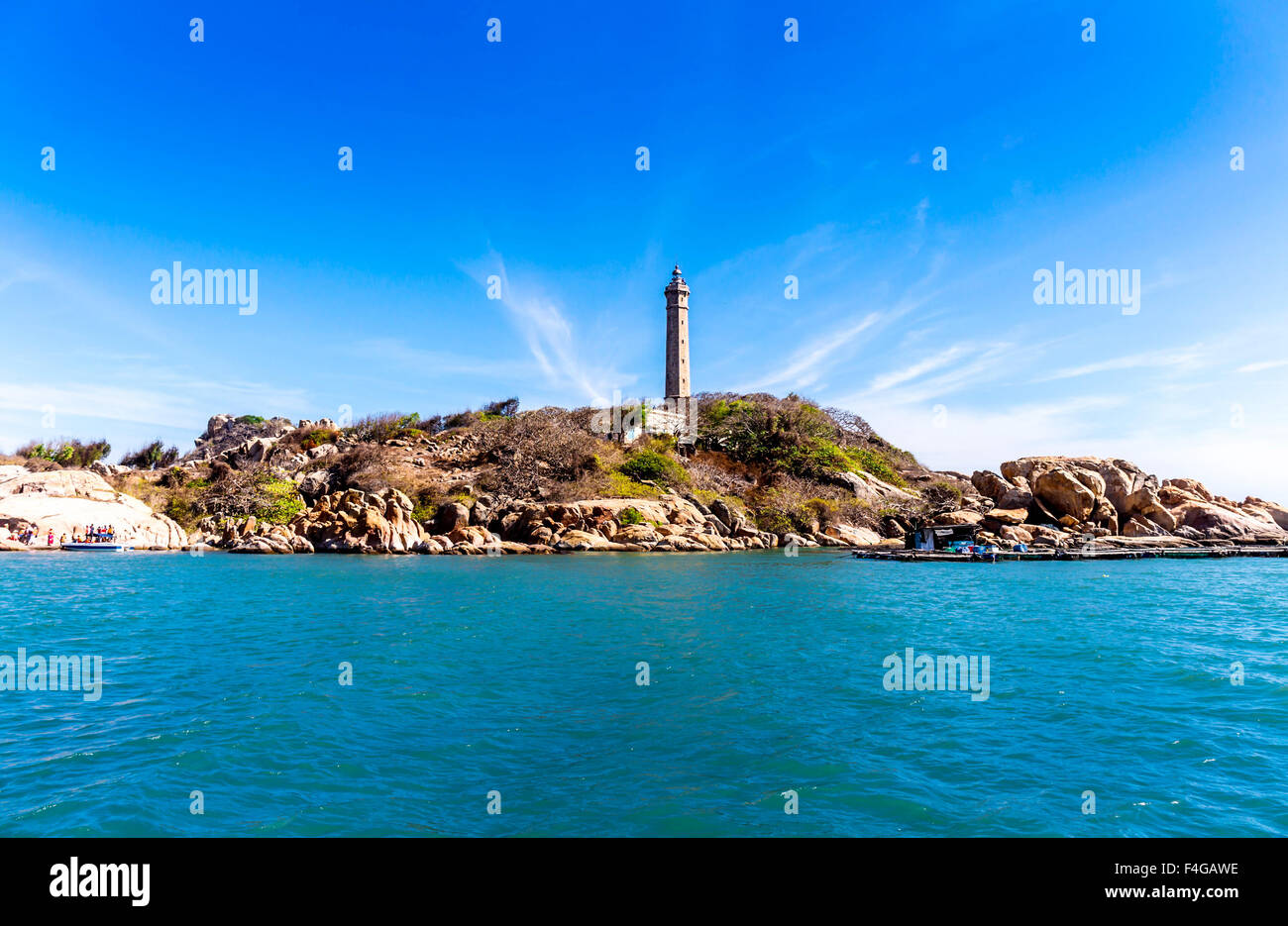 Laterne auf Ke Ga Insel, Mui Ne, Vietnam Stockfoto