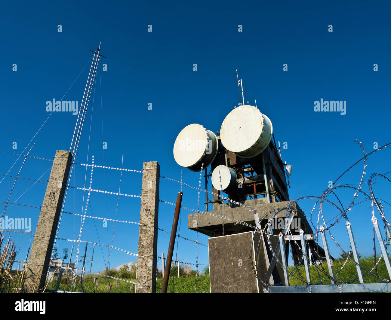 Wetter-Radarstation in Yangming Mountain, taipei Stockfoto