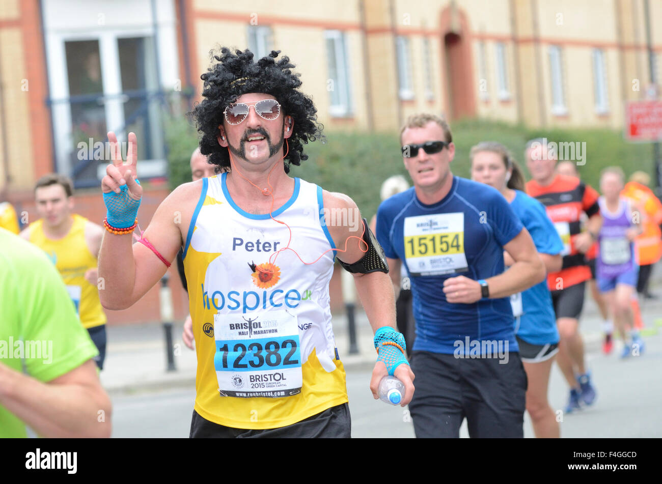Bristol Halbmarathon 2015 Stockfoto