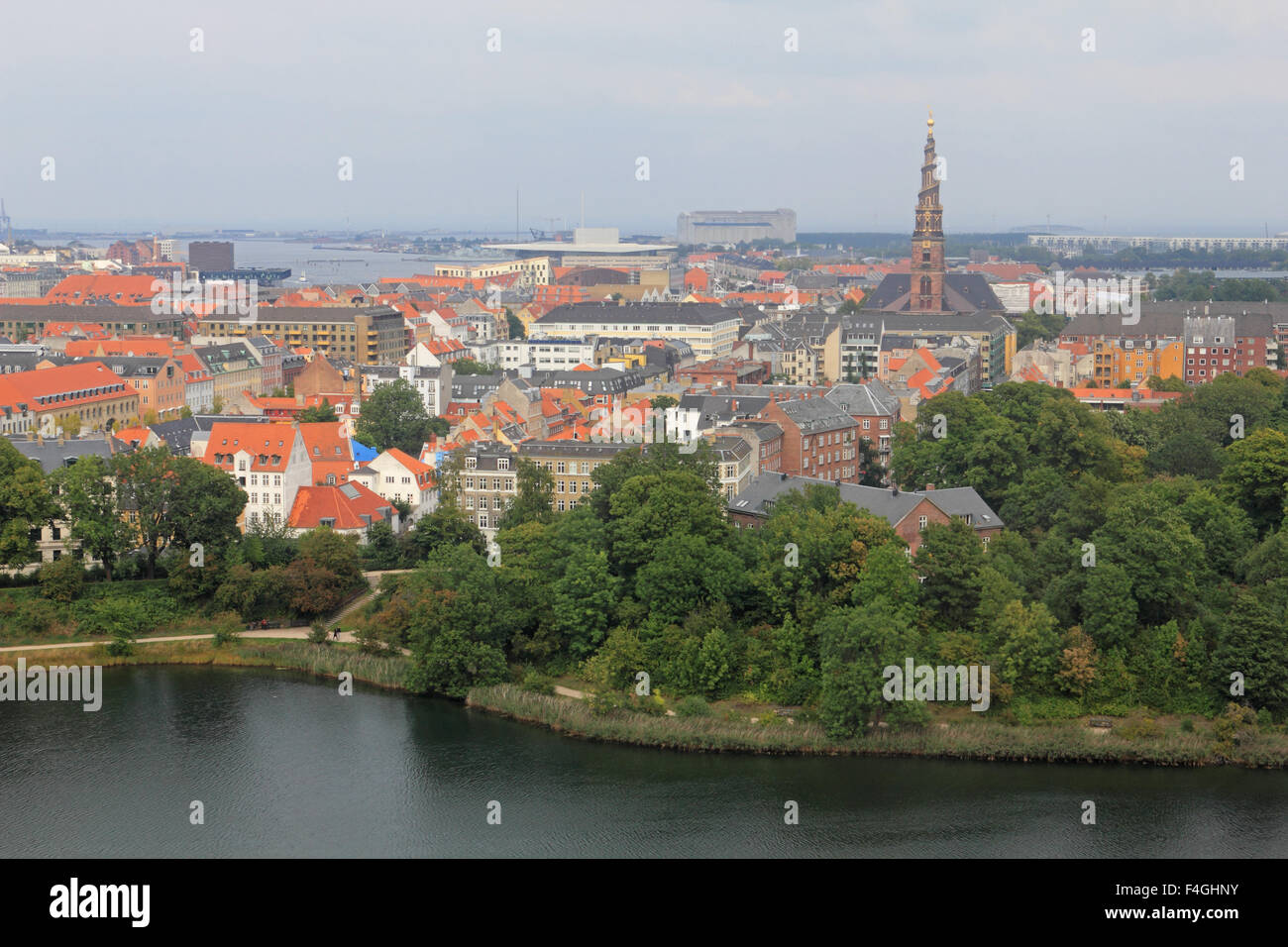 Ansicht von Kopenhagen, Dänemark. Stockfoto