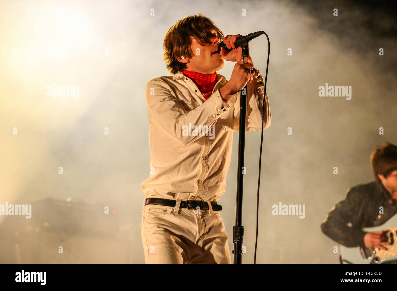 Cage the Elephant führt live im Konzert Stockfoto