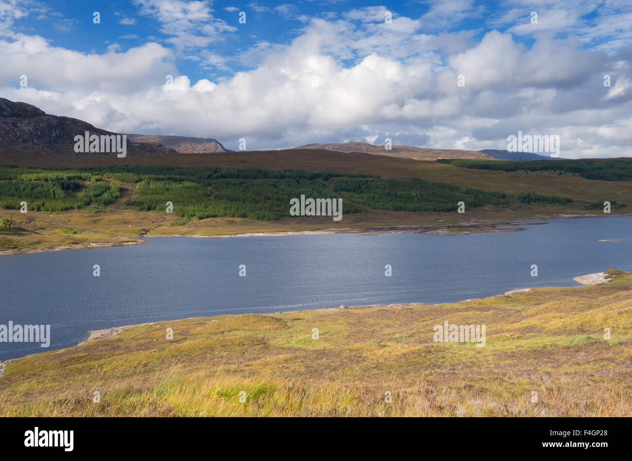 Suche über Loch Ness, Schottland Stockfoto