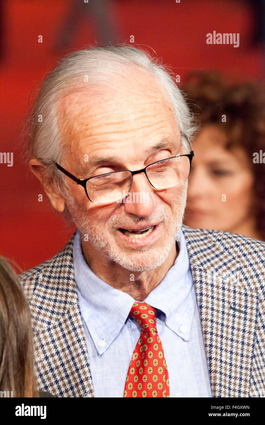 Rom, Italien. 17. Oktober 2015. Renzo Piano an der 10. Rome Film Festival, Capri, Capri, Italien. 17.10.15 © Stephen Bisgrove/Alamy Stockfoto