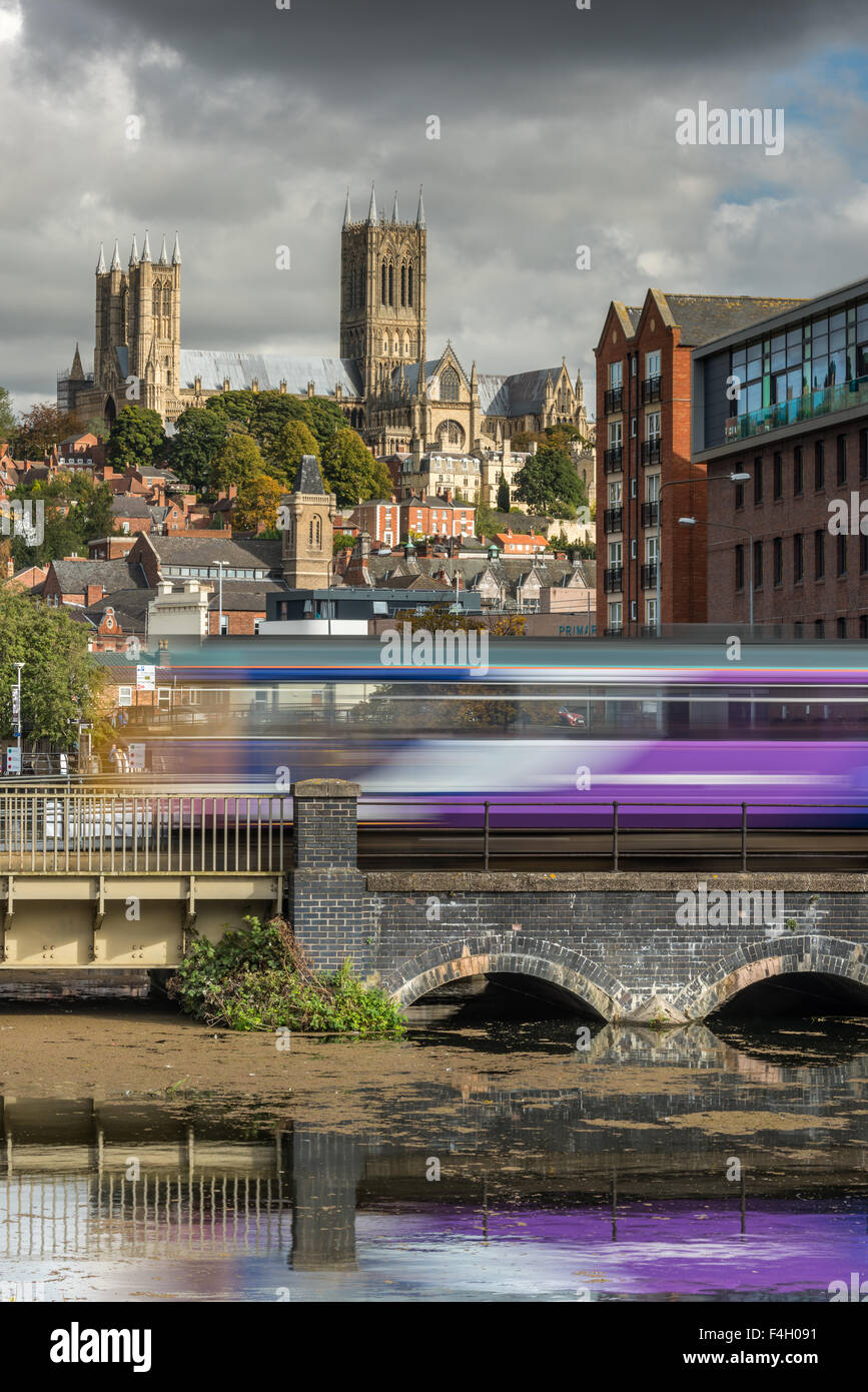 Lincoln-Zug Stockfoto