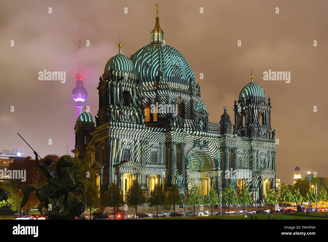 Festival of Lights, Berliner Dom Stockfoto