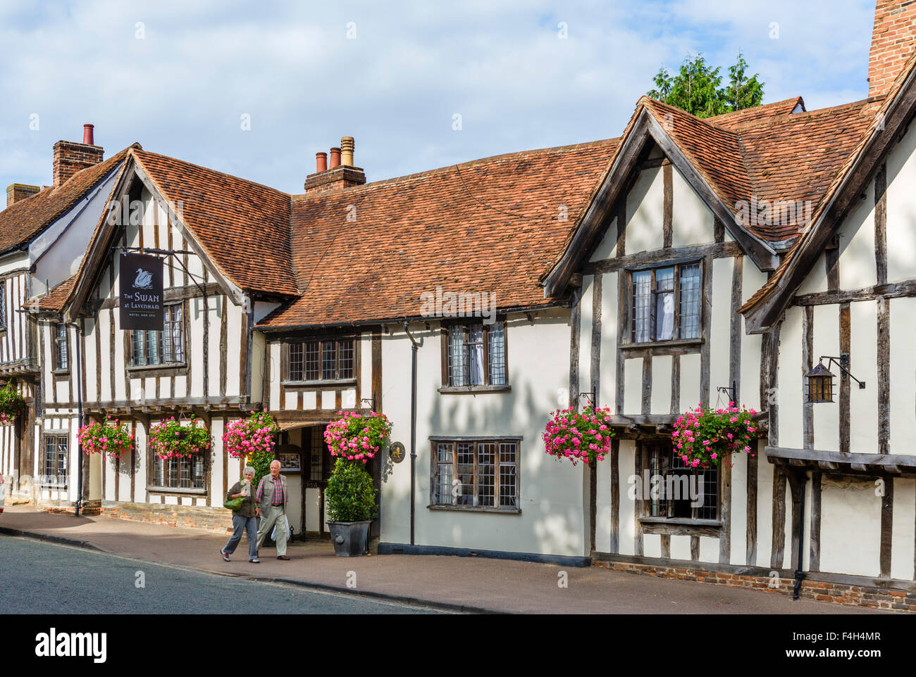 The Swan Hotel and Spa, Lavenham, Suffolk, England, Vereinigtes Königreich Stockfoto