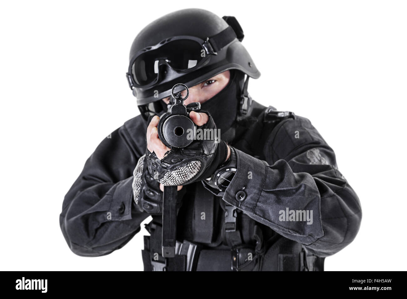 SWAT-Polizist Stockfoto