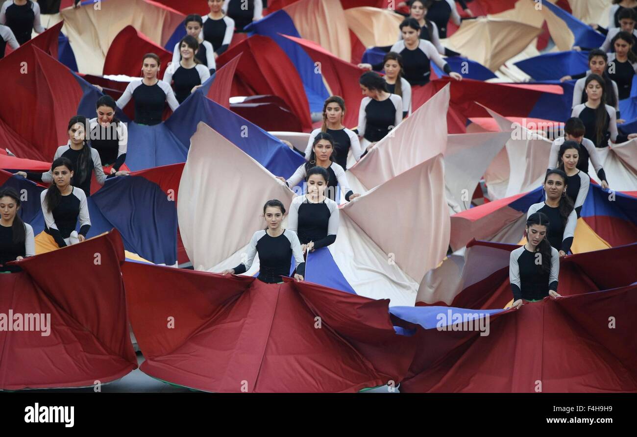 Eröffnungsfeier für die 2015 European Games in Baku Olympiastadion 13. Juni 2015 in Baku, Aserbaidschan. Stockfoto