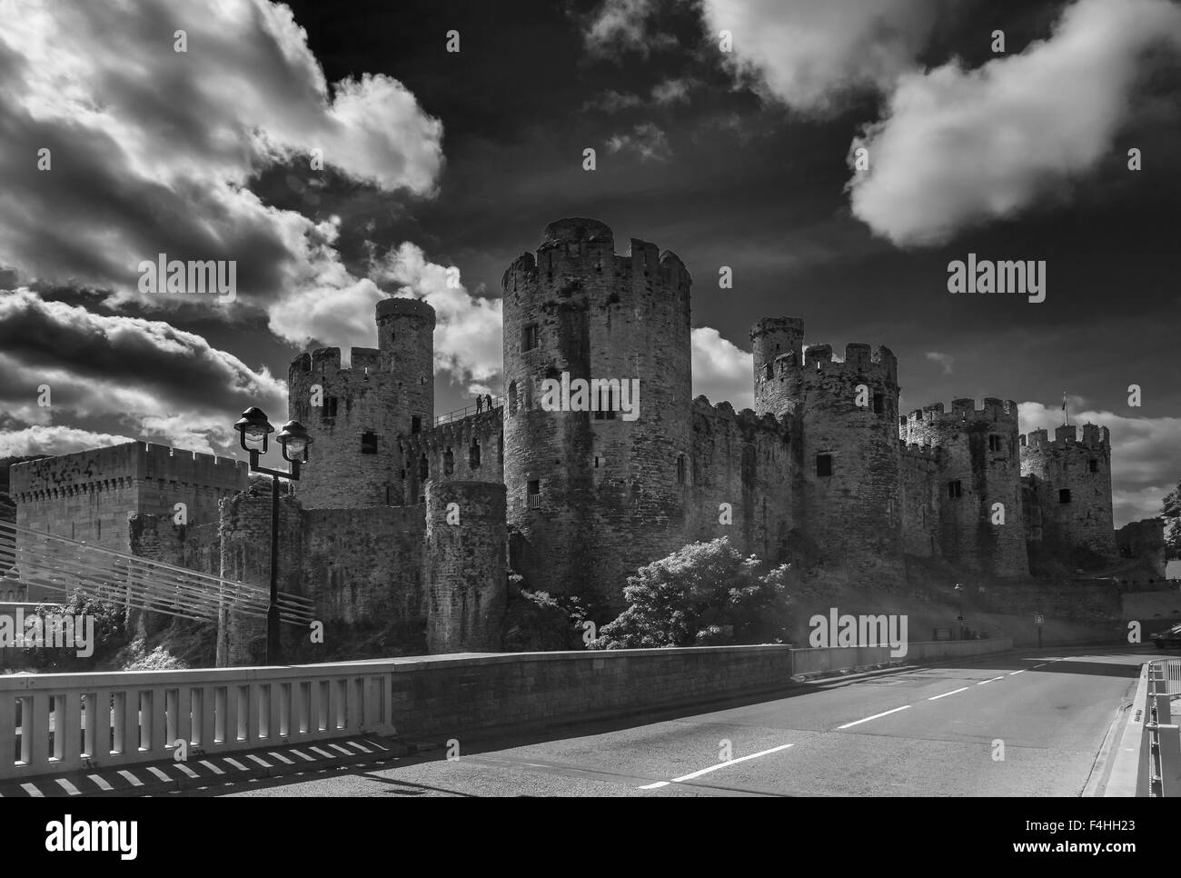 Conwy Castle. Stockfoto