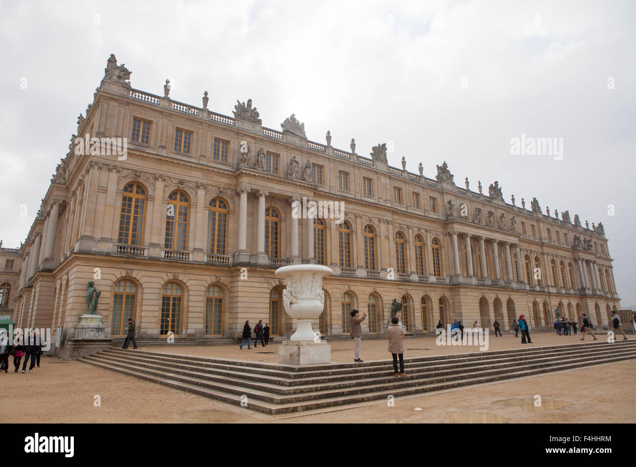 Das Schloss von Versailles einen königlichen Schloss in Versailles in der Region Île-de-France Frankreich einem Vorort von Paris Stockfoto