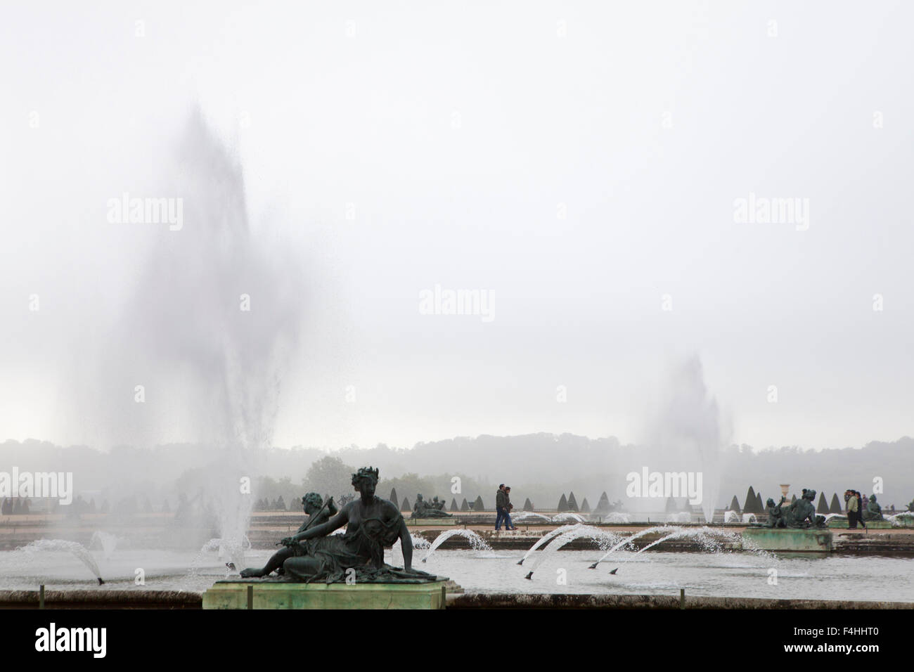 Das Schloss von Versailles einen königlichen Schloss in Versailles in der Region Île-de-France Frankreich einem Vorort von Paris Stockfoto
