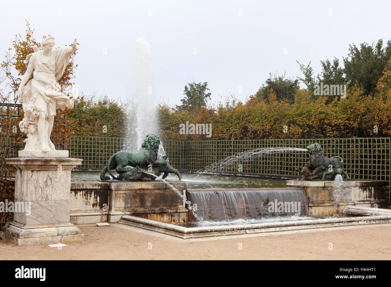 Das Schloss von Versailles einen königlichen Schloss in Versailles in der Region Île-de-France Frankreich einem Vorort von Paris Stockfoto
