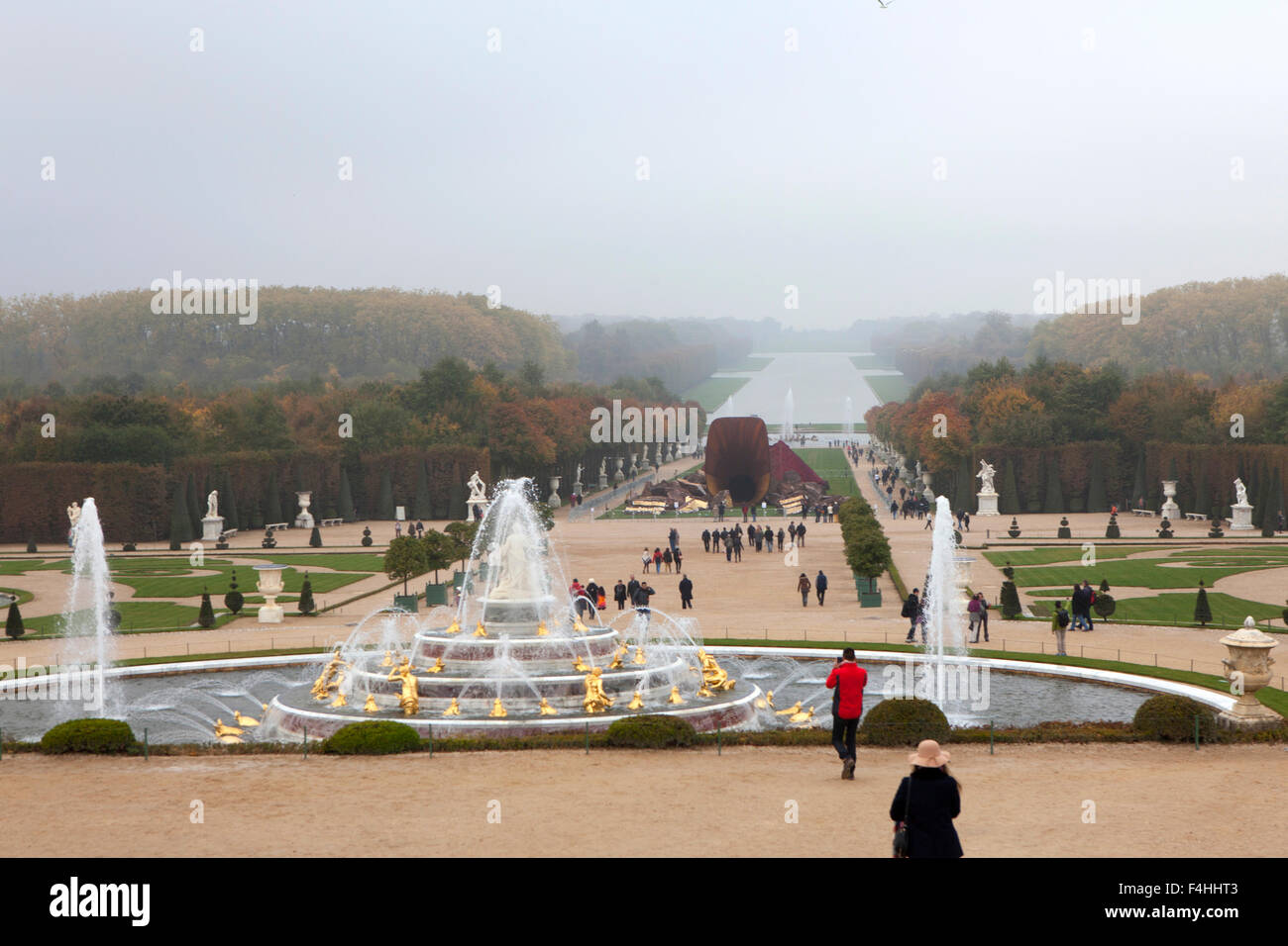 Das Schloss von Versailles einen königlichen Schloss in Versailles in der Region Île-de-France Frankreich einem Vorort von Paris Stockfoto