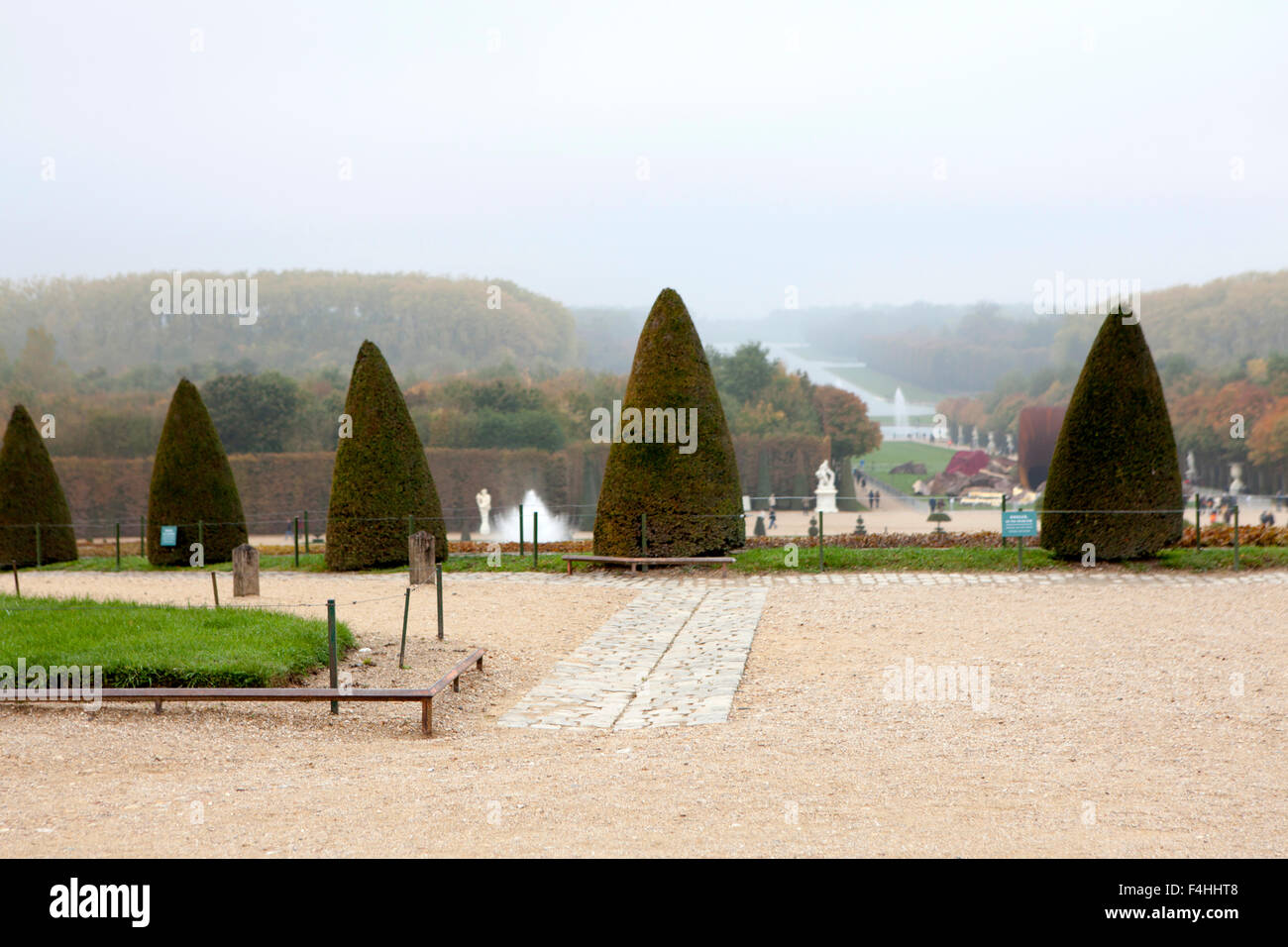 Das Schloss von Versailles einen königlichen Schloss in Versailles in der Region Île-de-France Frankreich einem Vorort von Paris Stockfoto