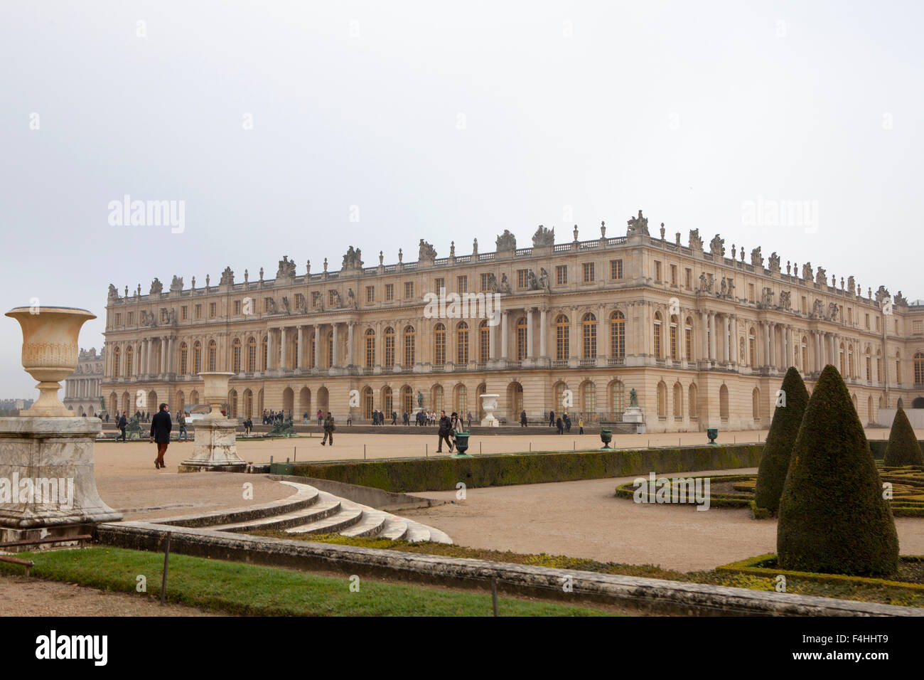 Das Schloss von Versailles einen königlichen Schloss in Versailles in der Region Île-de-France Frankreich einem Vorort von Paris Stockfoto
