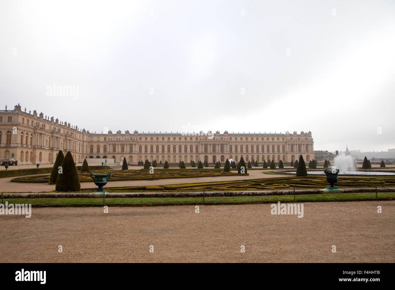 Das Schloss von Versailles einen königlichen Schloss in Versailles in der Region Île-de-France Frankreich einem Vorort von Paris Stockfoto