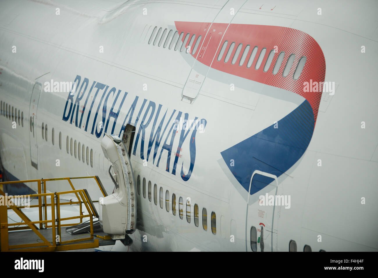 British Airways Jumbo jet Stockfoto