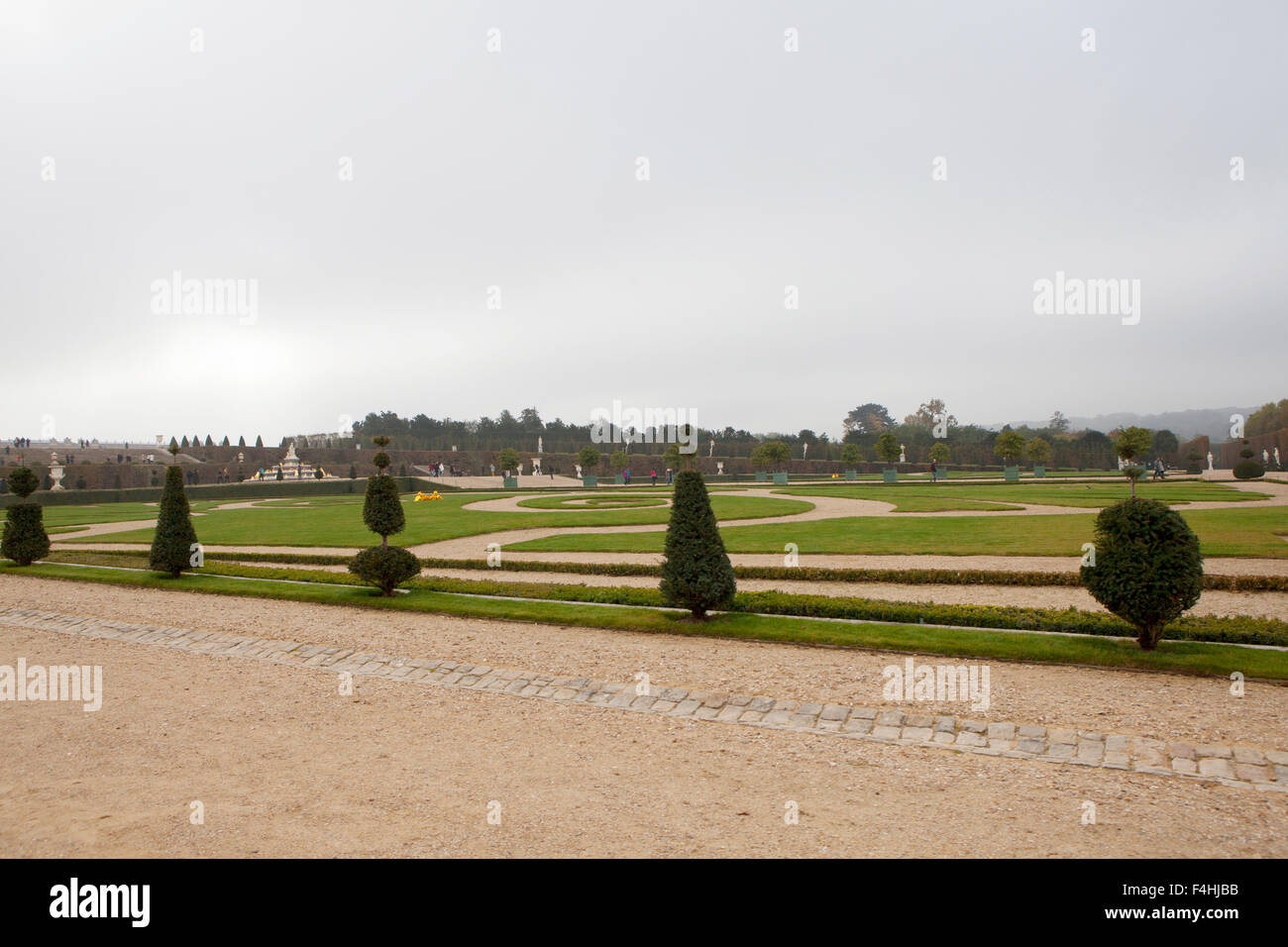 Das Schloss von Versailles einen königlichen Schloss in Versailles in der Region Île-de-France Frankreich einem Vorort von Paris Stockfoto