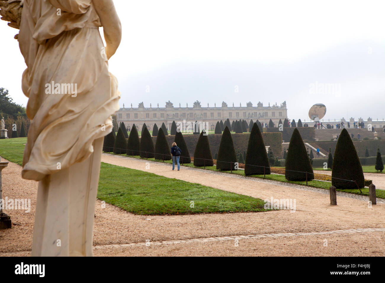 Das Schloss von Versailles einen königlichen Schloss in Versailles in der Region Île-de-France Frankreich einem Vorort von Paris Stockfoto