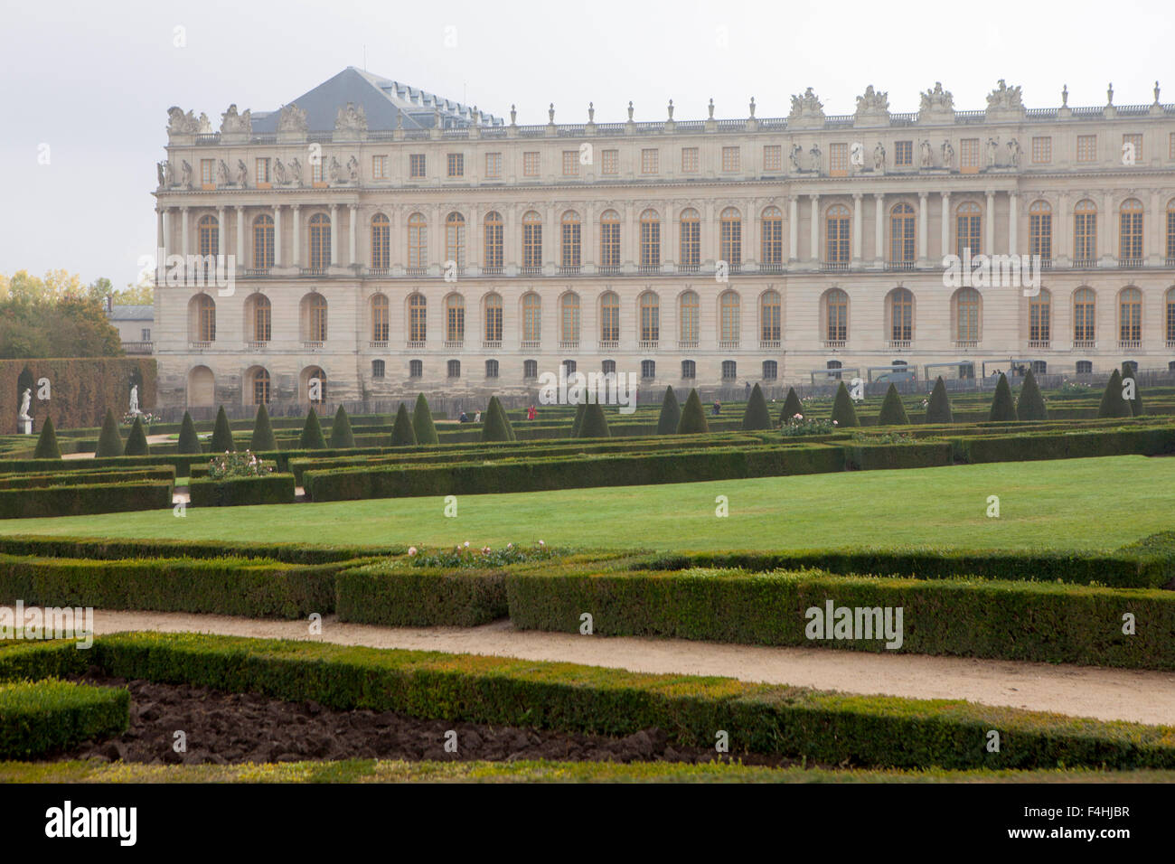 Das Schloss von Versailles einen königlichen Schloss in Versailles in der Region Île-de-France Frankreich einem Vorort von Paris Stockfoto