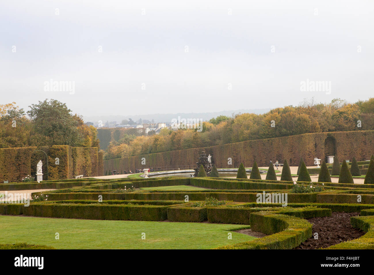 Das Schloss von Versailles einen königlichen Schloss in Versailles in der Region Île-de-France Frankreich einem Vorort von Paris Stockfoto
