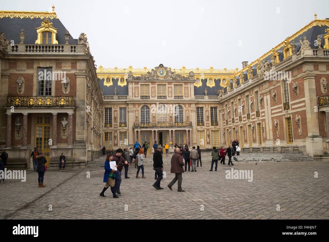 Das Schloss von Versailles einen königlichen Schloss in Versailles in der Region Île-de-France Frankreich einem Vorort von Paris Stockfoto