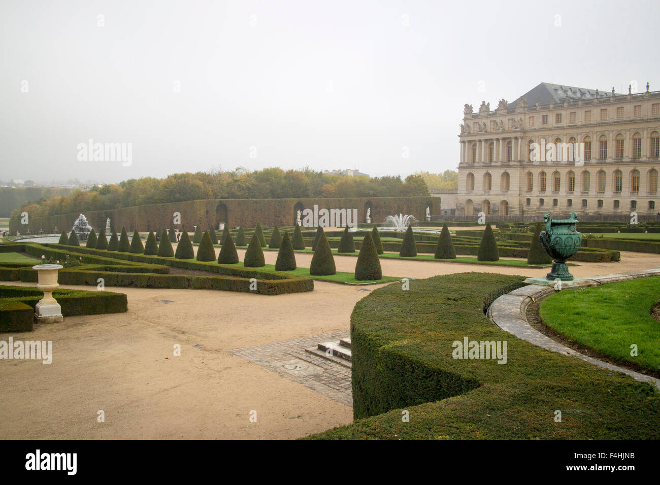 Das Schloss von Versailles einen königlichen Schloss in Versailles in der Region Île-de-France Frankreich einem Vorort von Paris Stockfoto