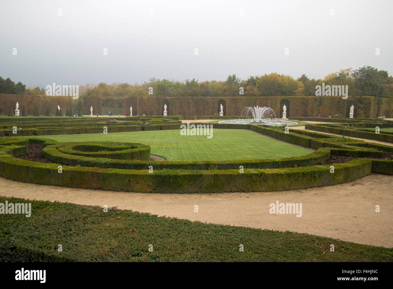 Das Schloss von Versailles einen königlichen Schloss in Versailles in der Region Île-de-France Frankreich einem Vorort von Paris Stockfoto