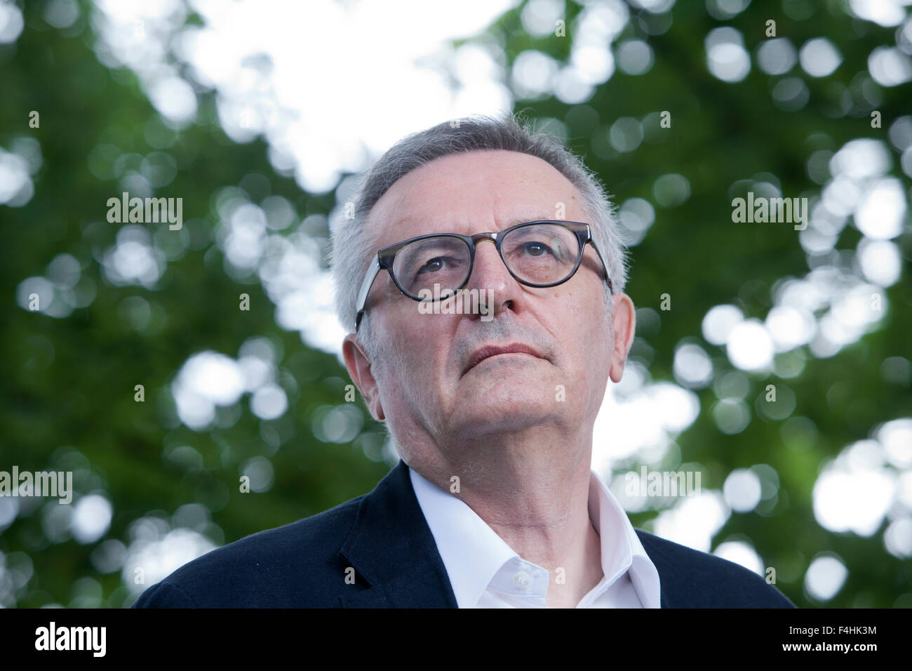 John Gray, Oxford-Professor für Politik und Autor, auf dem Edinburgh International Book Festival 2015. Edinburgh, Schottland. 27. August 2015 Stockfoto
