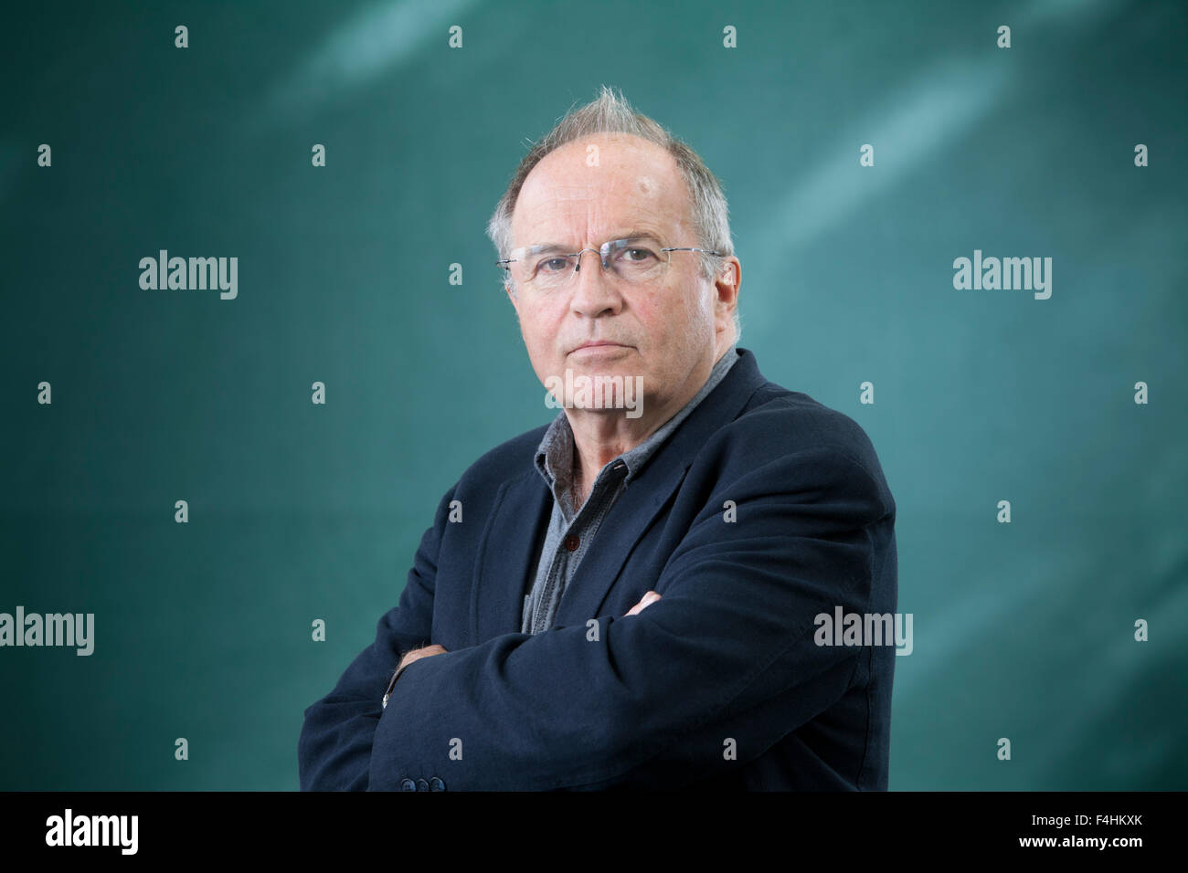 David Reynolds, der Professor für internationale Geschichte und Historiker, an das Edinburgh International Book Festival 2015. Stockfoto