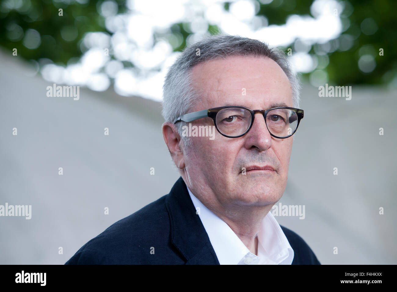 John Gray, Oxford-Professor für Politik und Autor, auf dem Edinburgh International Book Festival 2015. Edinburgh, Schottland. 27. August 2015 Stockfoto