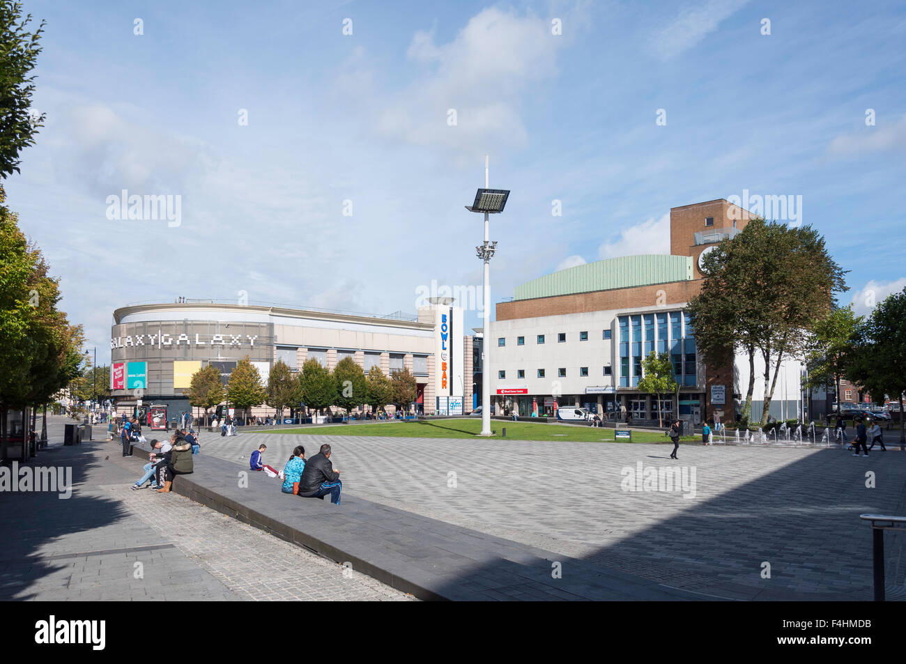 Str. Georges Quadrat, Luton, Bedfordshire, England, Vereinigtes Königreich Stockfoto