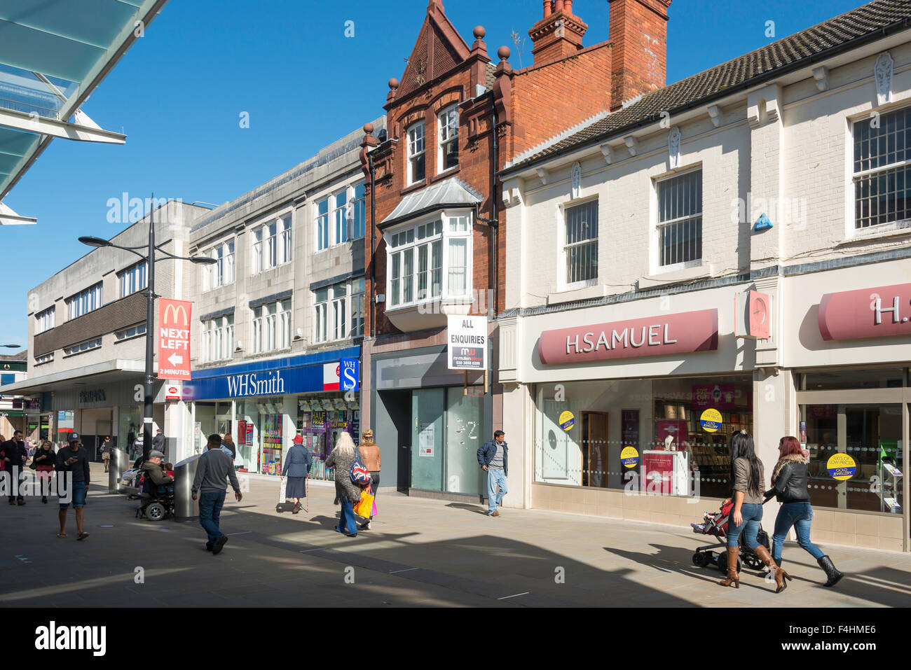 Regent Street, Swindon, Wiltshire, England, Vereinigtes Königreich Stockfoto