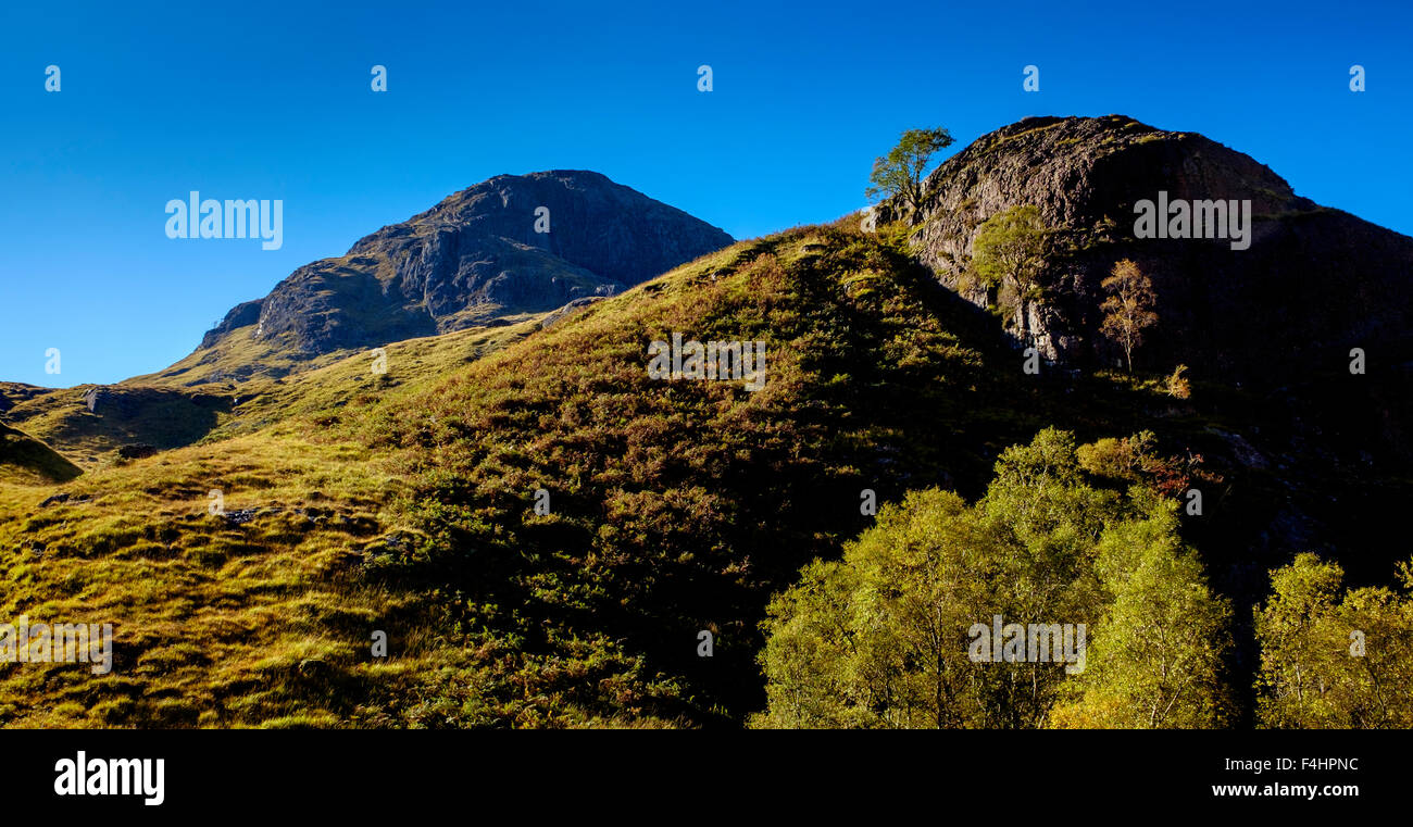 Bidean Nam Bian in Glencoe, Highlands von Schottland im Herbst Stockfoto