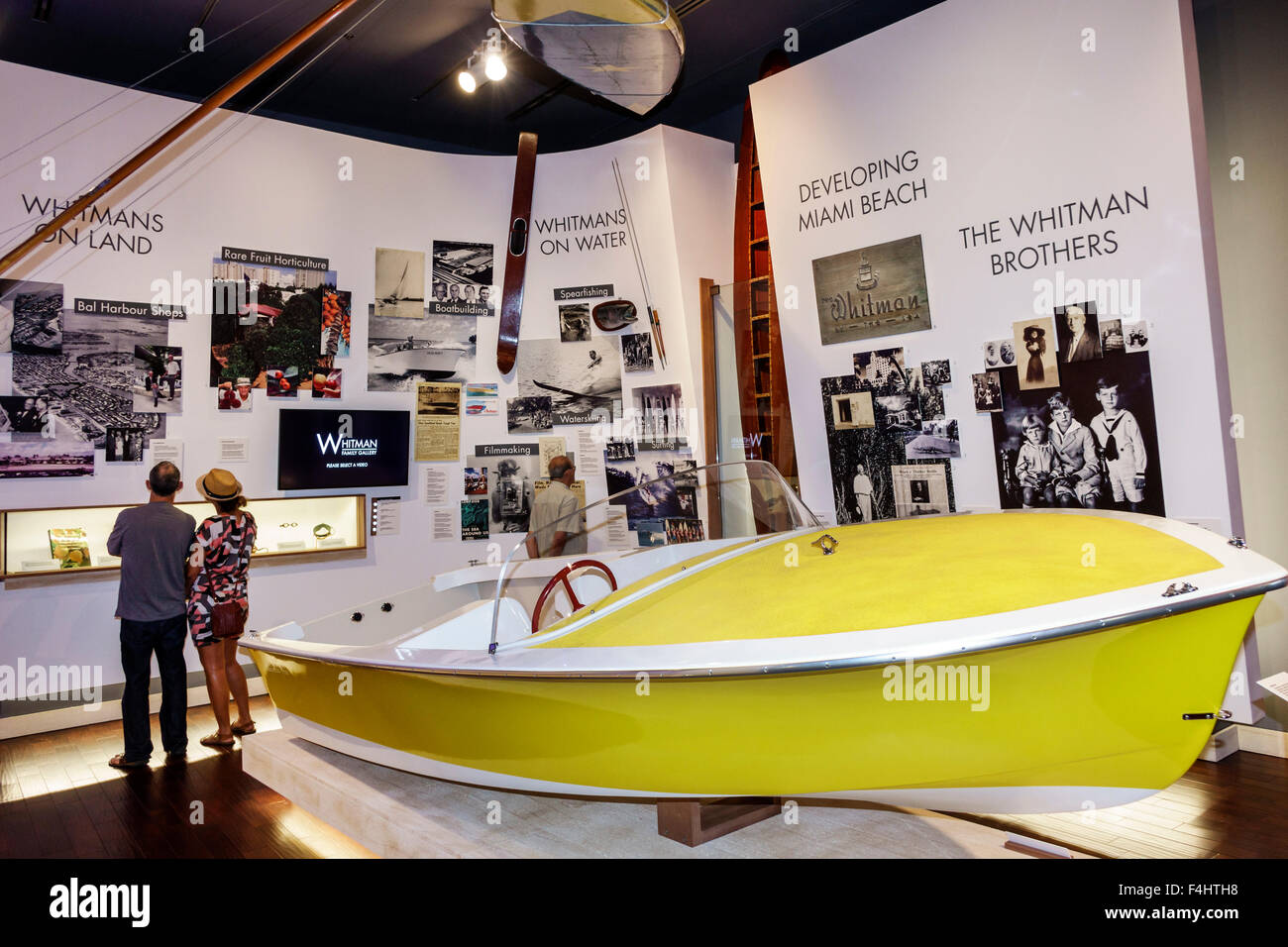 Miami Florida, Miami-Dade Cultural Center, Zentrum, GeschichteMiami Museum, Lokalgeschichte, Innenraum, Ausstellungsausstellung Sammlung Whitman Family Gallery Stockfoto